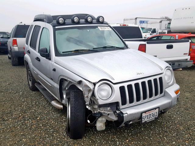 1J8GL38K13W589924 - 2003 JEEP LIBERTY RE SILVER photo 1