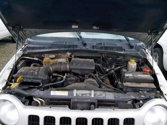 1J8GL38K13W589924 - 2003 JEEP LIBERTY RE SILVER photo 7