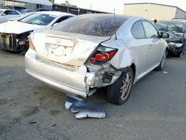 JTKDE167X80230520 - 2008 TOYOTA SCION TC ვერცხლისფერი ფოტო 4