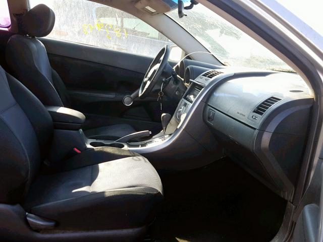 JTKDE167X80230520 - 2008 TOYOTA SCION TC ვერცხლისფერი ფოტო 5