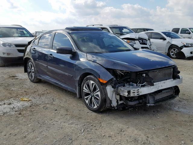 2HGFC1F76HH641044 - 2017 HONDA CIVIC EXL BLUE photo 1