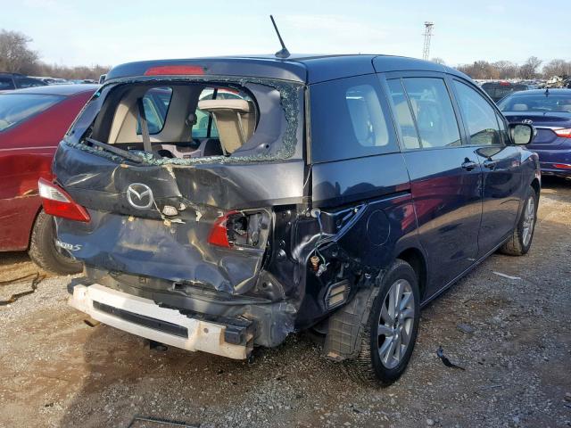 JM1CW2BL2D0162720 - 2013 MAZDA 5 GRAY photo 4