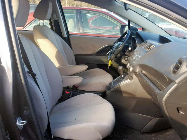 JM1CW2BL2D0162720 - 2013 MAZDA 5 GRAY photo 5