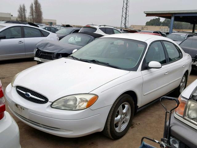 1FAFP55223G218665 - 2003 FORD TAURUS SES WHITE photo 2