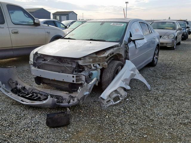 1G1ZC5E06CF117869 - 2012 CHEVROLET MALIBU 1LT 银色 照片 2