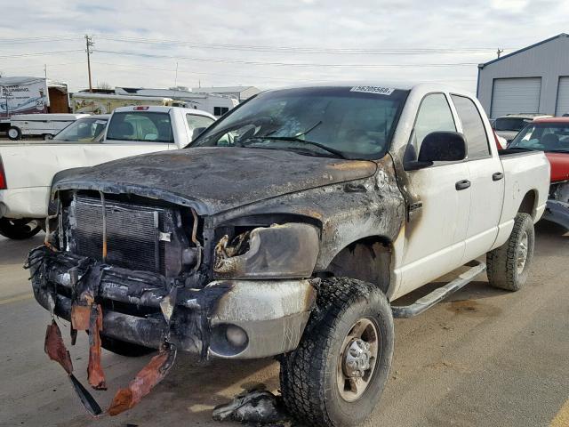 3D7KS28A78G192171 - 2008 DODGE RAM 2500 S WHITE photo 2