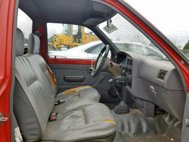 JT4RN81A7P5164681 - 1993 TOYOTA PICKUP 1/2 RED photo 5