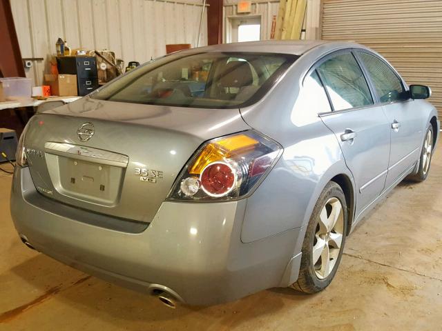 1N4BL21E48N493398 - 2008 NISSAN ALTIMA 3.5 GRAY photo 4