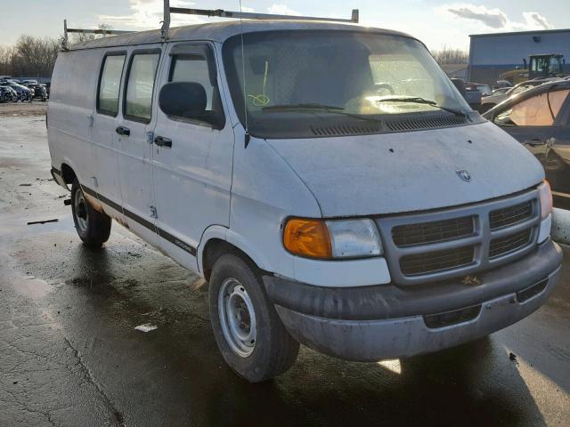 2B7JB21Y92K140841 - 2002 DODGE RAM VAN B2 WHITE photo 1