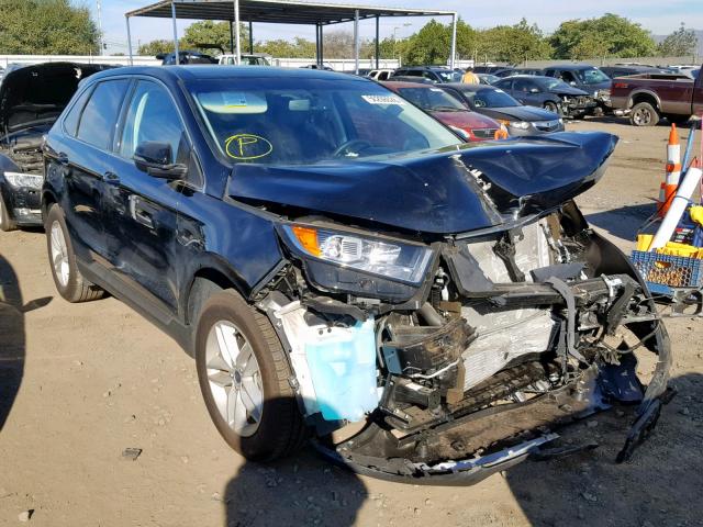 2FMPK3J99HBB74601 - 2017 FORD EDGE SEL BLACK photo 1