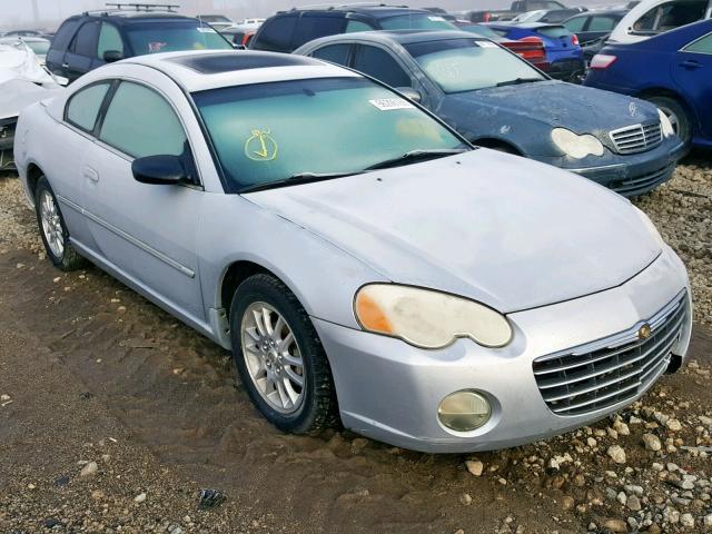 4C3AG42GX4E062924 - 2004 CHRYSLER SEBRING LX SILVER photo 1