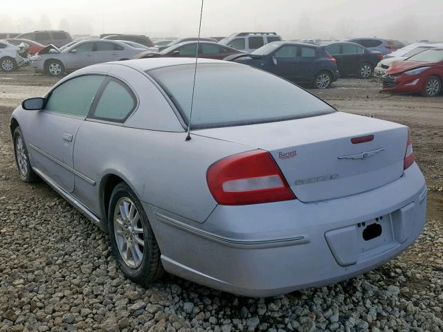 4C3AG42GX4E062924 - 2004 CHRYSLER SEBRING LX SILVER photo 3