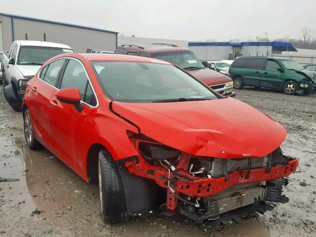 3G1BF6SM9HS589055 - 2017 CHEVROLET CRUZE PREM RED photo 1