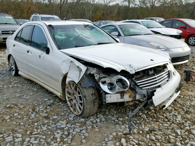 WDBRF76JX5F607850 - 2005 MERCEDES-BENZ C 55 AMG WHITE photo 1