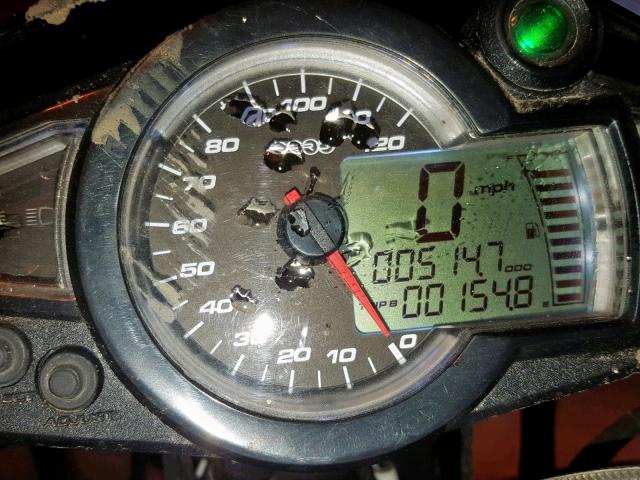 538SM2A17BCA00105 - 2011 ZERO MOTORCYCLES INC S RED photo 8