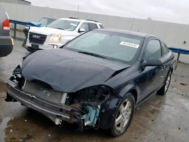 1G2AS18H297228136 - 2009 PONTIAC G5 BLACK photo 2