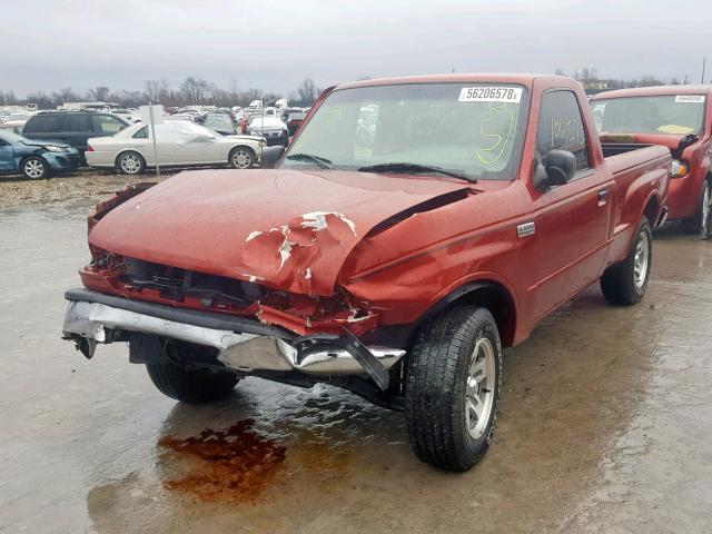 4F4YR12V1YTM22934 - 2000 MAZDA B3000 MAROON photo 2