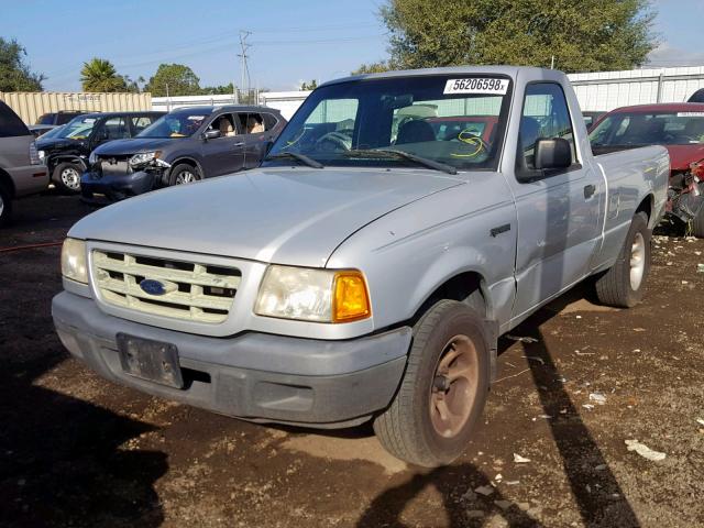 1FTYR10D82PA80157 - 2002 FORD RANGER SILVER photo 2