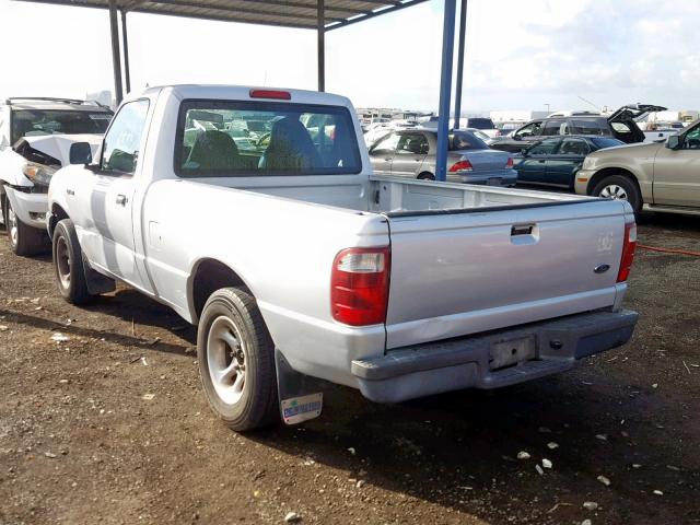 1FTYR10D82PA80157 - 2002 FORD RANGER SILVER photo 3