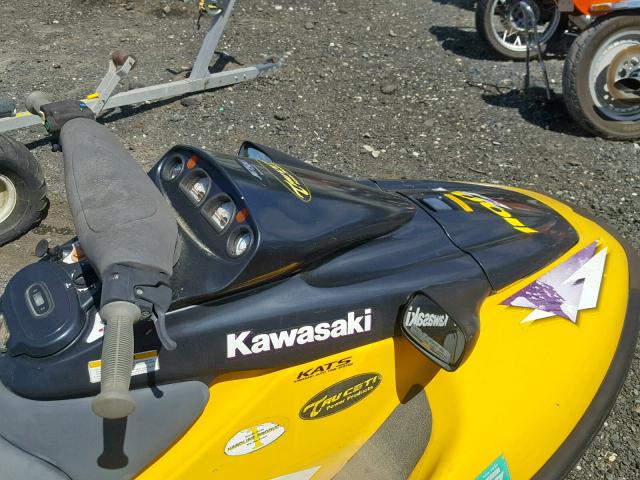 KAW30039C898 - 1998 KAWASAKI JETSKI YELLOW photo 5