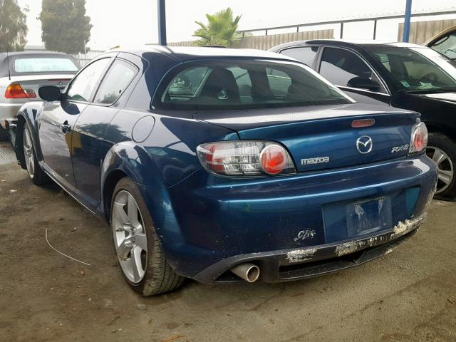 JM1FE173260202350 - 2006 MAZDA RX8 BLUE photo 3