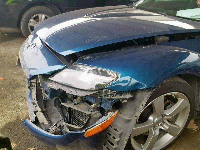 JM1FE173260202350 - 2006 MAZDA RX8 BLUE photo 9