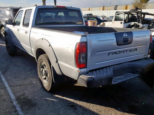 1N6ED29X72C359723 - 2002 NISSAN FRONTIER C SILVER photo 3