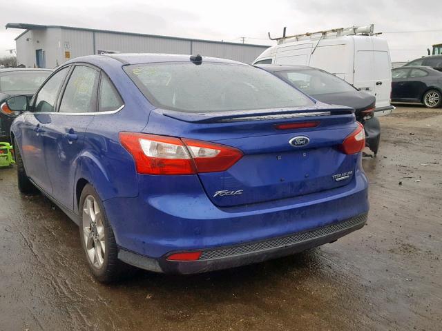 1FADP3J29DL136832 - 2013 FORD FOCUS TITA BLUE photo 3