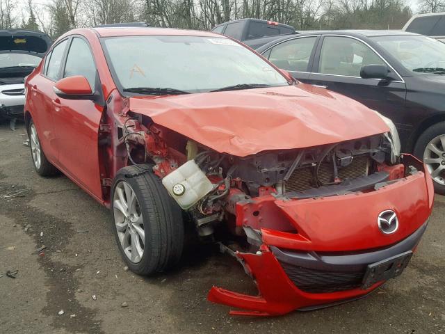 JM1BL1S60A1196220 - 2010 MAZDA 3 S RED photo 1