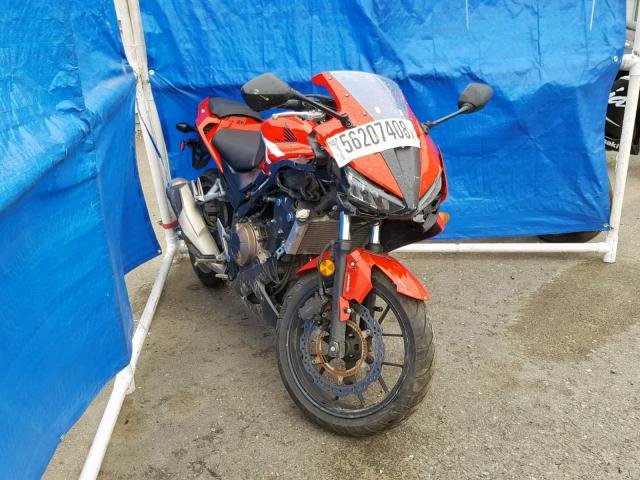 MLHPC4404H5400176 - 2017 HONDA CBR500 RA- RED photo 1