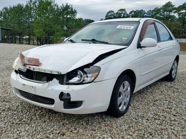 KNAFE121285558788 - 2008 KIA SPECTRA EX WHITE photo 2