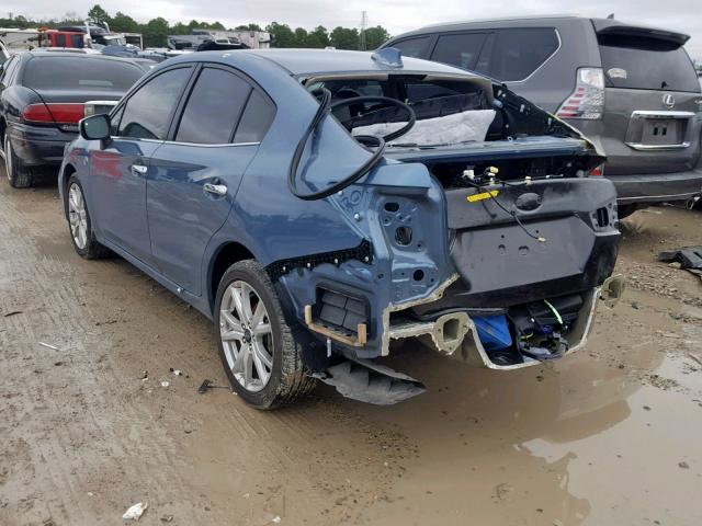 4S3GKAU60J3611451 - 2018 SUBARU IMPREZA LI BLUE photo 3