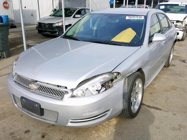 2G1WA5E39E1130323 - 2014 CHEVROLET IMPALA LIM SILVER photo 2