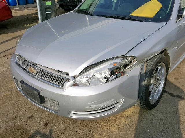 2G1WA5E39E1130323 - 2014 CHEVROLET IMPALA LIM SILVER photo 9