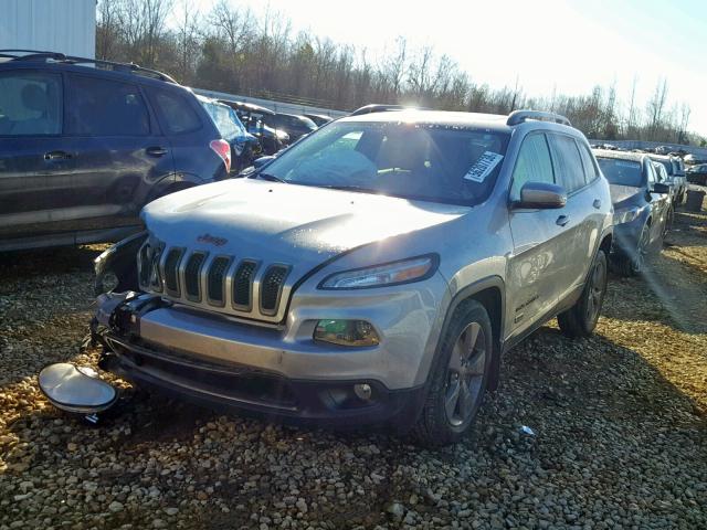 1C4PJLCB4GW256496 - 2016 JEEP CHEROKEE L GRAY photo 2