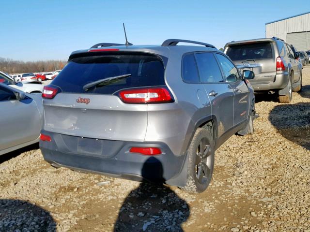 1C4PJLCB4GW256496 - 2016 JEEP CHEROKEE L GRAY photo 4