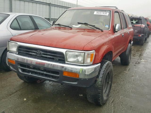 JT3VN39W7S0216810 - 1995 TOYOTA 4RUNNER VN RED photo 2