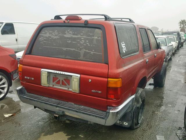 JT3VN39W7S0216810 - 1995 TOYOTA 4RUNNER VN RED photo 4