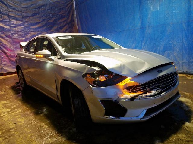 3FA6P0CD1KR260369 - 2019 FORD FUSION SEL SILVER photo 1