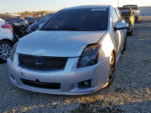 3N1AB6AP7CL618441 - 2012 NISSAN SENTRA 2.0 SILVER photo 2