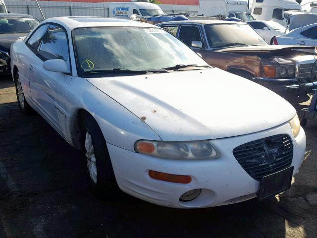 4C3AU52N0XE034700 - 1999 CHRYSLER SEBRING LX WHITE photo 1