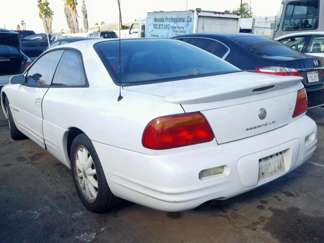 4C3AU52N0XE034700 - 1999 CHRYSLER SEBRING LX WHITE photo 3