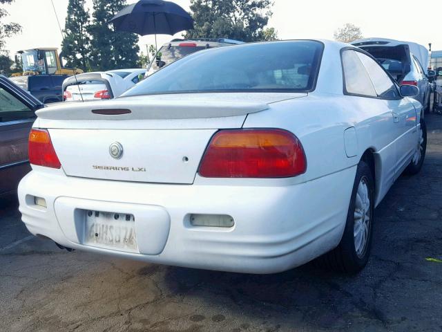 4C3AU52N0XE034700 - 1999 CHRYSLER SEBRING LX WHITE photo 4