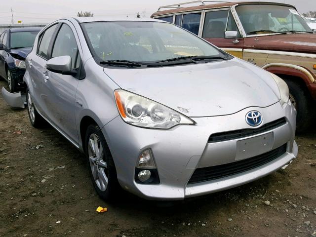 JTDKDTB36C1501785 - 2012 TOYOTA PRIUS C SILVER photo 1