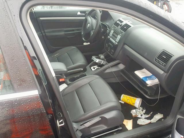 3VWEG71K47M072608 - 2007 VOLKSWAGEN JETTA WOLF BLACK photo 5