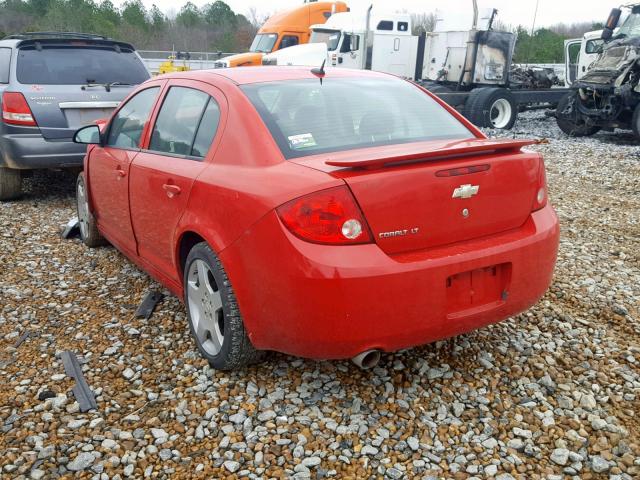 1G1AF5F52A7189948 - 2010 CHEVROLET COBALT 2LT RED photo 3