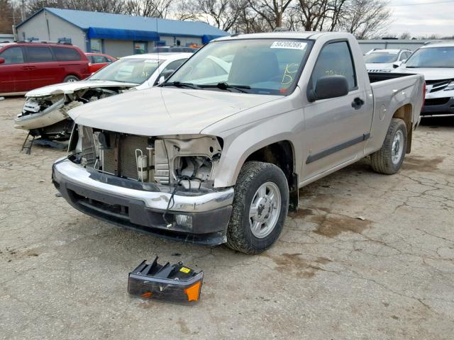 1GCCS349188209021 - 2008 CHEVROLET COLORADO L TAN photo 2