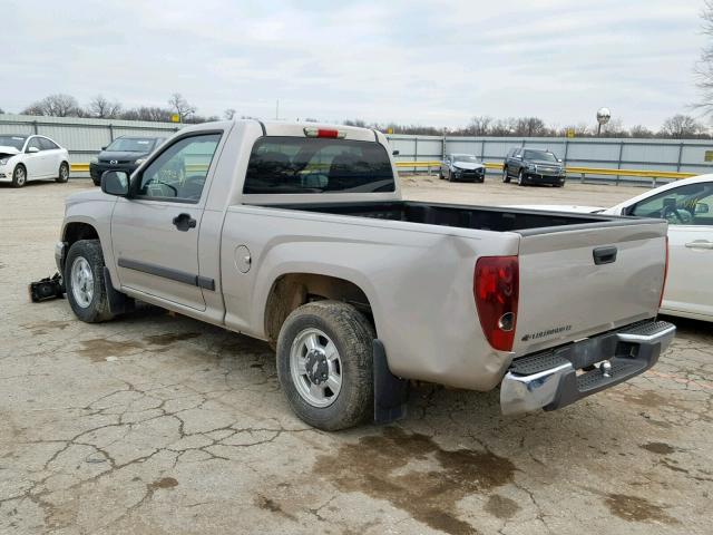 1GCCS349188209021 - 2008 CHEVROLET COLORADO L TAN photo 3