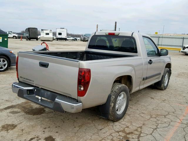 1GCCS349188209021 - 2008 CHEVROLET COLORADO L TAN photo 4