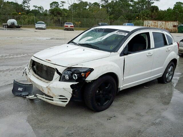 1B3HB48A89D123229 - 2009 DODGE CALIBER SX WHITE photo 2